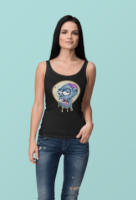 Zombie Head Ladies Tank - The Soul Custom Store