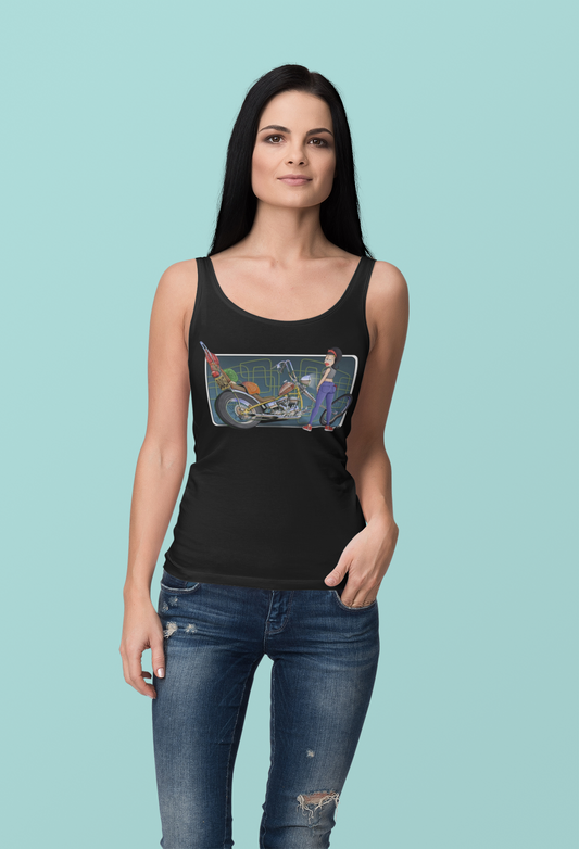 Biker Chick ladies Tank - The Soul Custom Store